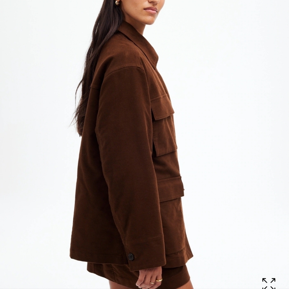 Madewell Flap-Pocket Field Jacket NWT NT117 SZ L - Picture 3 of 11
